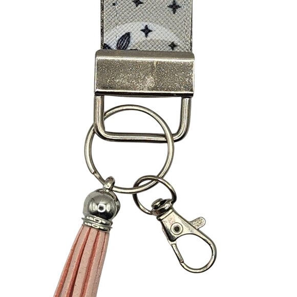 Handmade Crystals Faux Leather Wristlet - Picture 3 of 3